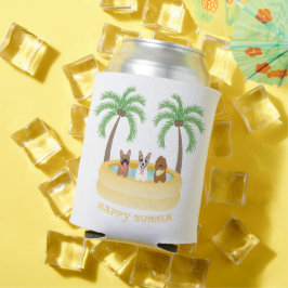 Happy Summer Dogs zwemmen Blikjeskoeler