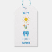 Happy Summer Gift Label Cadeaulabel (Voorkant)