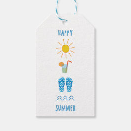 Happy Summer Gift Label Cadeaulabel