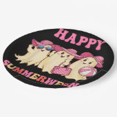 Happy Summer Halloween kostuums Ghost L Papieren Bordje (Gekanteld)