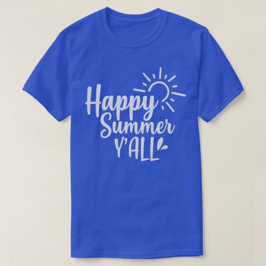 Happy Summer jullie zijn allemaal voor Summer Love T-shirt (Design voorkant)