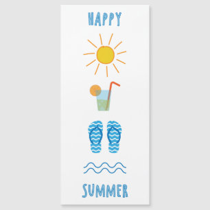 Happy Summer Magnetische Kaart
