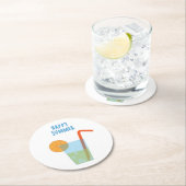 Happy Summer Onderzetter met een cocktail (Insitu)