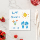 Happy Summer Paper Napkin Servet (Insitu)