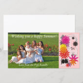 Happy Summer Photo Card (Voorkant / Achterkant)