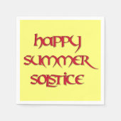 Happy Summer Solstice cocktailservetten (standaard Servet (Voorkant)