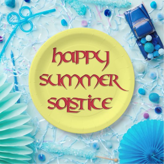 Happy Summer Solstice Paper Bord (Feest)