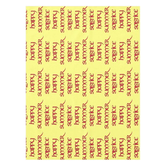 Happy Summer Solstice Tablecloth Tafelkleed (Voorkant)