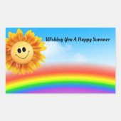 Happy Summer Sun Sticker (Voorkant)