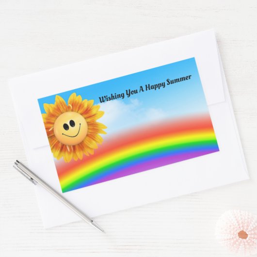 Happy Summer Sun Sticker (Envelop)