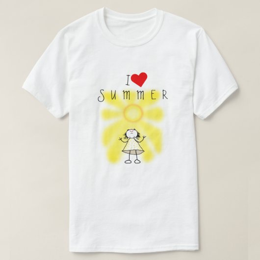 Happy Summer T-shirt (Design voorkant)