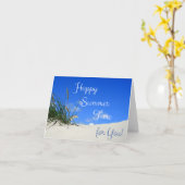 Happy Summer Time voor je! Kaart (Gele Bloem)