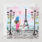 Happy Summer Vacation - Ik hou van Parijs - Pracht (Achterkant)