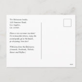 Happy Summer Watermelon Balloons Greep Feestdagenkaart (Achterkant)