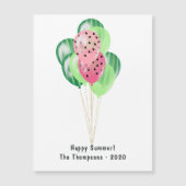 Happy Summer Watermelon Balloons Greeting (Voorkant)