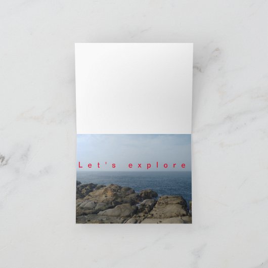 Happy Summer Wenskaart met Natuur Wonder Feestdagen Kaart (Binnen)