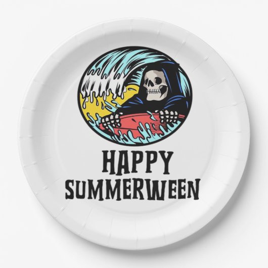 Happy Summerween Essential 2025 Papieren Bordje (Voorkant)