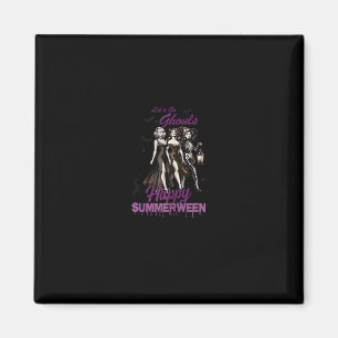 Happy Summerween Ghoul Girl Squad Magneet