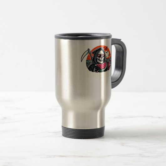 Happy Summerween Grim Reaper Watermelon Summer Hal Reisbeker (Voorkant rechts)