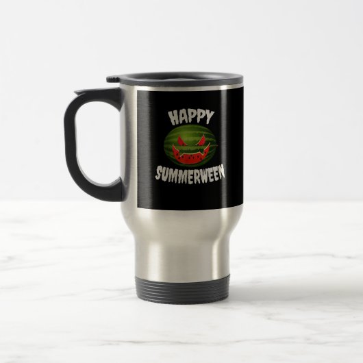 Happy Summerween Retro Watermelon Jack O Lantern Reisbeker (Links)
