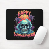 Happy Summerween Skeleton Summer Watermelon Jack-o Muismat (Met muis)