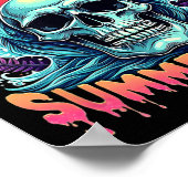 Happy Summerween Skeleton Summer Watermelon Jack-o Poster (Hoek)