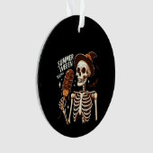 Happy Summerween Vibes Skeleton Ice Cream Summer H Ornament (voorkant)