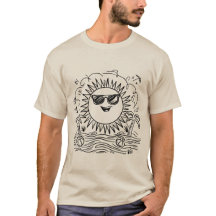 Happy Sun Beach Scene