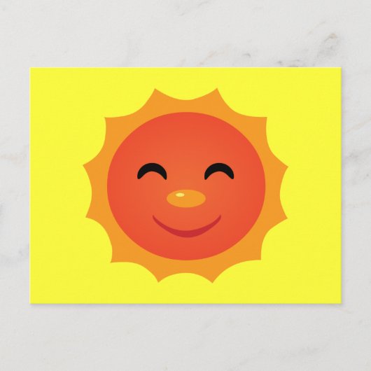 Happy Sun Briefkaart (Voorkant)