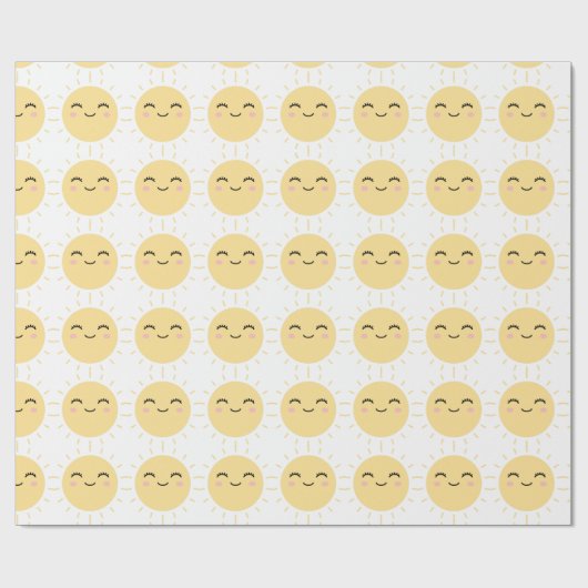 Happy Sun Cadeaupapier (Vlak)