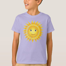 Happy Sun die Emoji Yellow Cute Sunny glimlacht