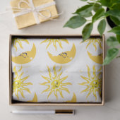 Happy Sun en Moon-ontkoppeling Tissuepapier (Geschenk)
