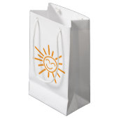 Happy Sun Gift Bag Klein Cadeauzakje (Voorkant Gekanteld)