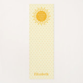 Happy Sun Great Day Morning Stretching Yogamat (Voorkant)