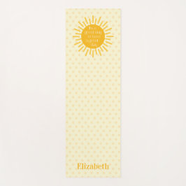 Happy Sun Great Day Morning Stretching Yogamat