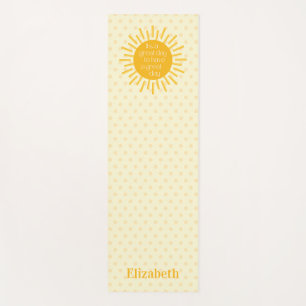 Happy Sun Great Day Morning Stretching Yogamat