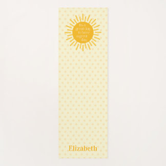 Happy Sun Great Day Morning Stretching Yogamat