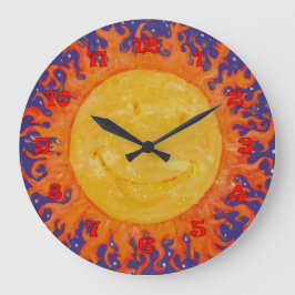 Happy Sun Grote Klok
