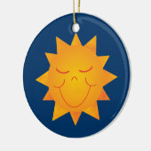 Happy Sun Keramisch Ornament (Links)