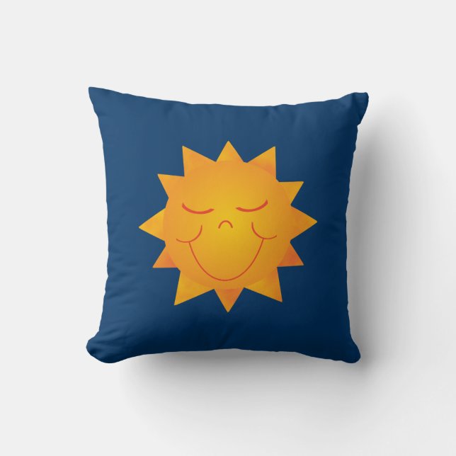 Happy Sun Kussen (Voorkant)