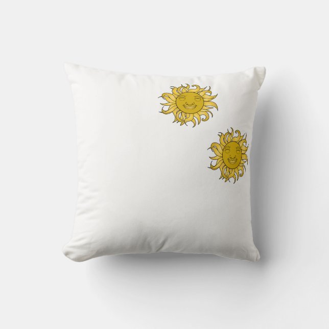Happy Sun Kussen (Voorkant)