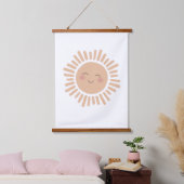 Happy Sun Neutral Nursery Decor Hangend Wandkleed (Slaapkamer)