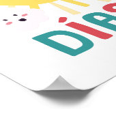 Happy Sun Nursery Art in Spaans Poster (Hoek)