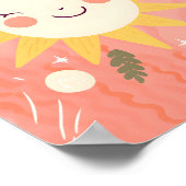 Happy Sun Nursery Wall Art Poster (Hoek)