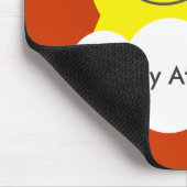 Happy sun "One Day At A Time"-mousepad Muismat (Hoek)