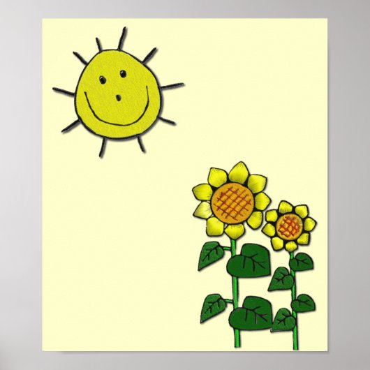 Happy Sun Poster (Voorkant)