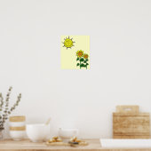 Happy Sun Poster (Keuken)