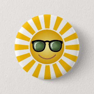 Happy Sun Ronde Button 5,7 Cm