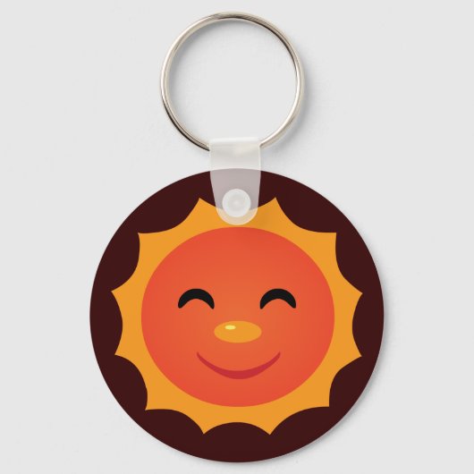 Happy Sun Sleutelhanger (Voorkant)