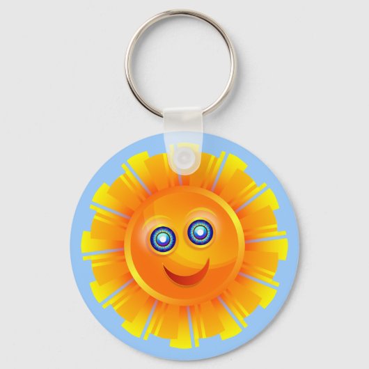 Happy Sun Sleutelhanger (Voorkant)